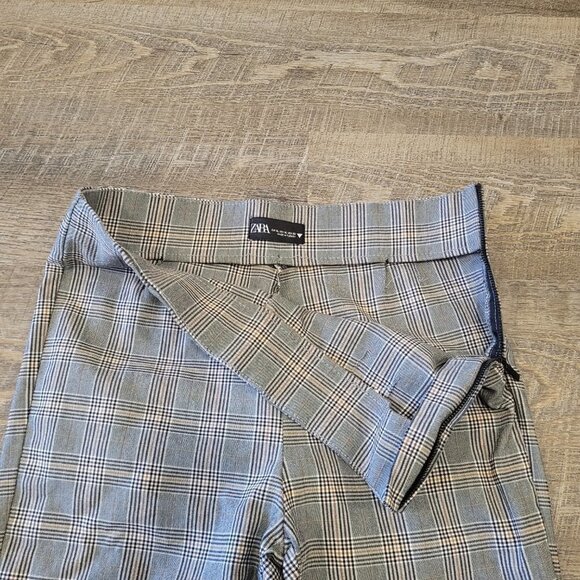 ZARA | Plaid Patterned Pants | Sz. XL - Picture 4 of 6